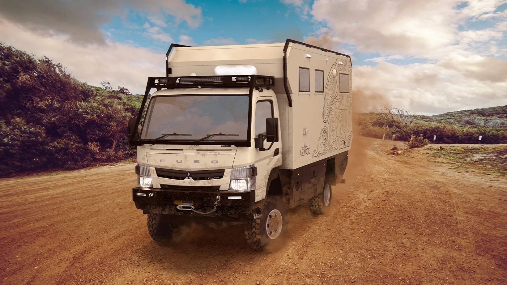 Kamper wyprawowy Azimoo Expedition Mitsubishi 4x4